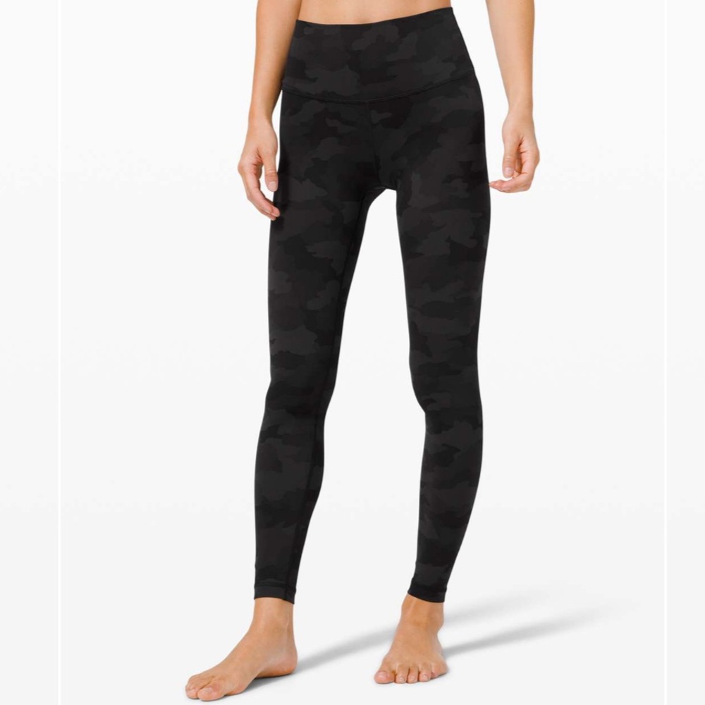 Lululemon Wunder Under High-Rise Tight 28” Camo Leggings Size 4 Luxtreme